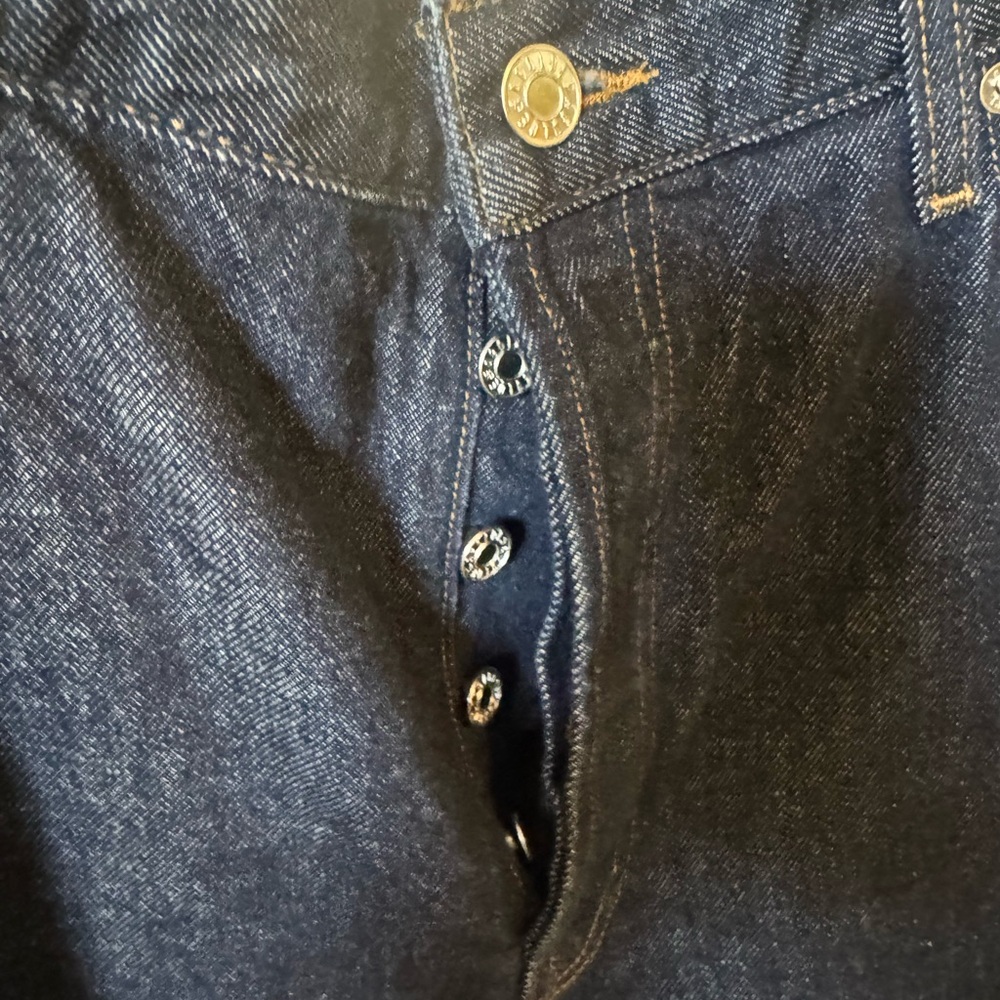 Agolde Blue Risha Short - Picture 4 of 7